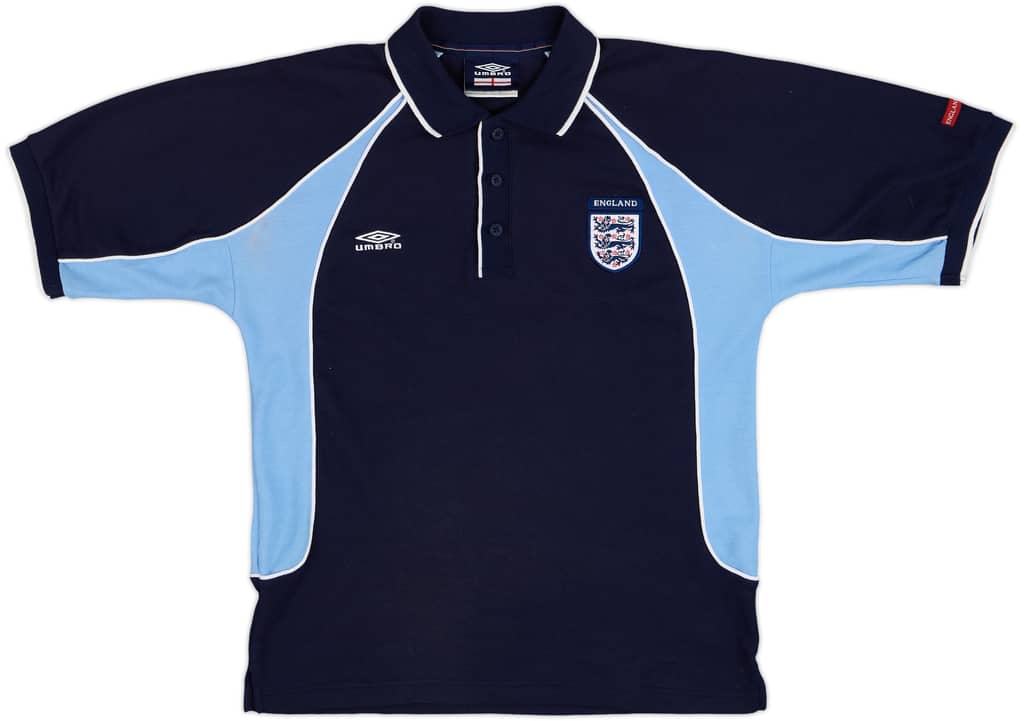 2002-03 England Umbro Polo Shirt - 9/10 - (S)