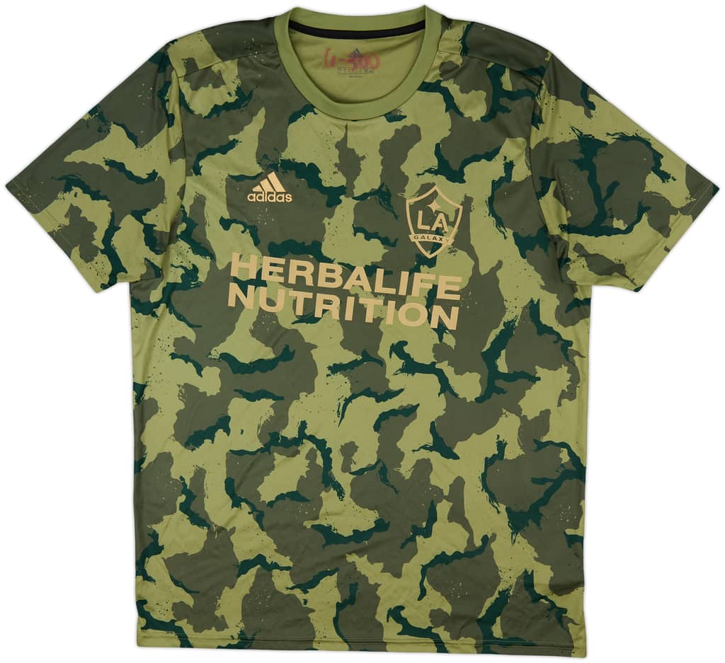 2019 LA Galaxy adidas Training Shirt - 7/10 - (L)