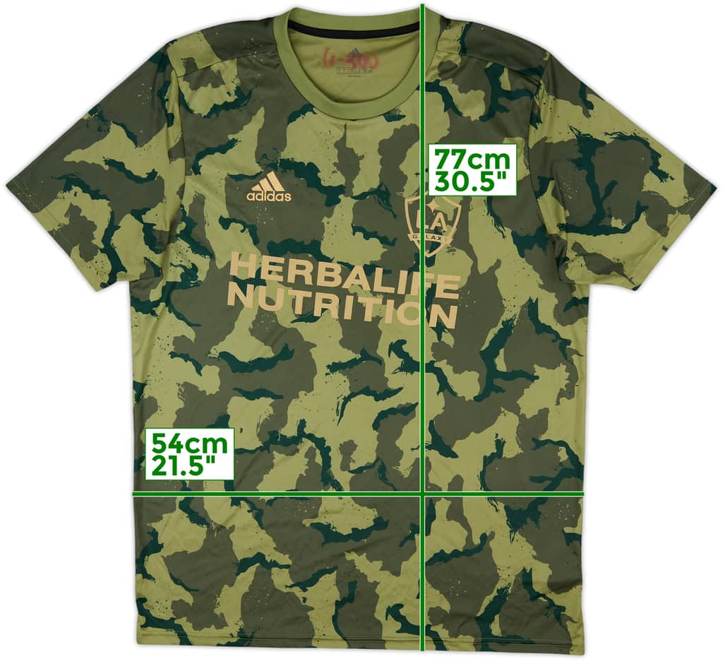 2019 LA Galaxy adidas Training Shirt - 7/10 - (L)