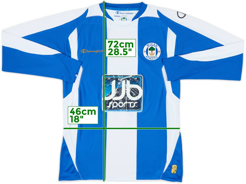2008-09 Wigan Home L/S Shirt - 5/10 - (S)