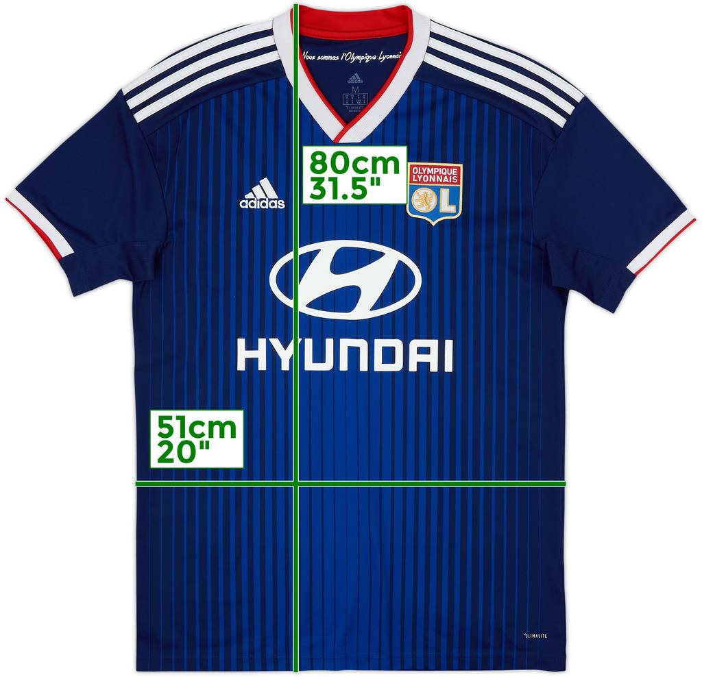 Camiseta de visitante del Lyon 2019-20 - 6/10 - (M)