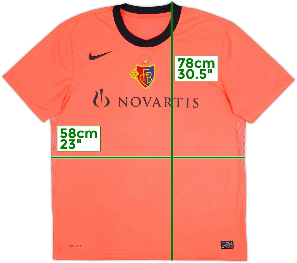 2011-12 FC Basel Away Shirt - 8/10 - (XL)