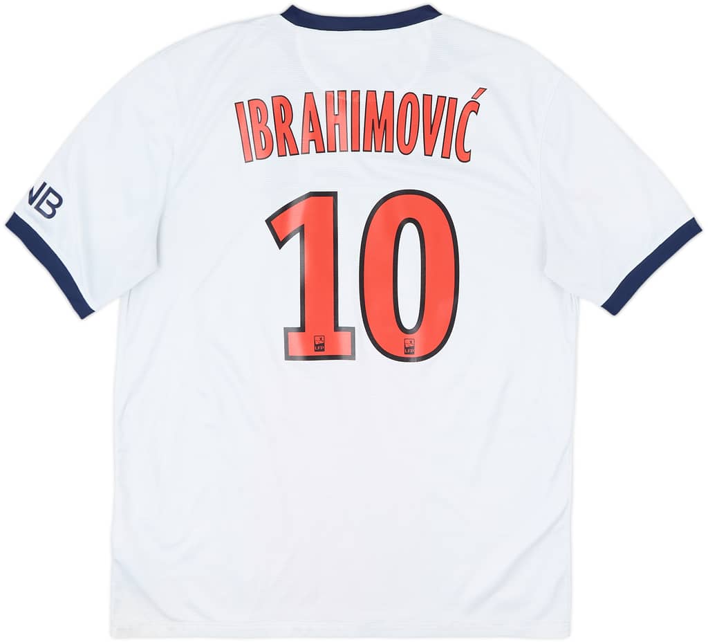 2013-14 Paris Saint-Germain Away Shirt Ibrahimovic #10 - 8/10 - (L)