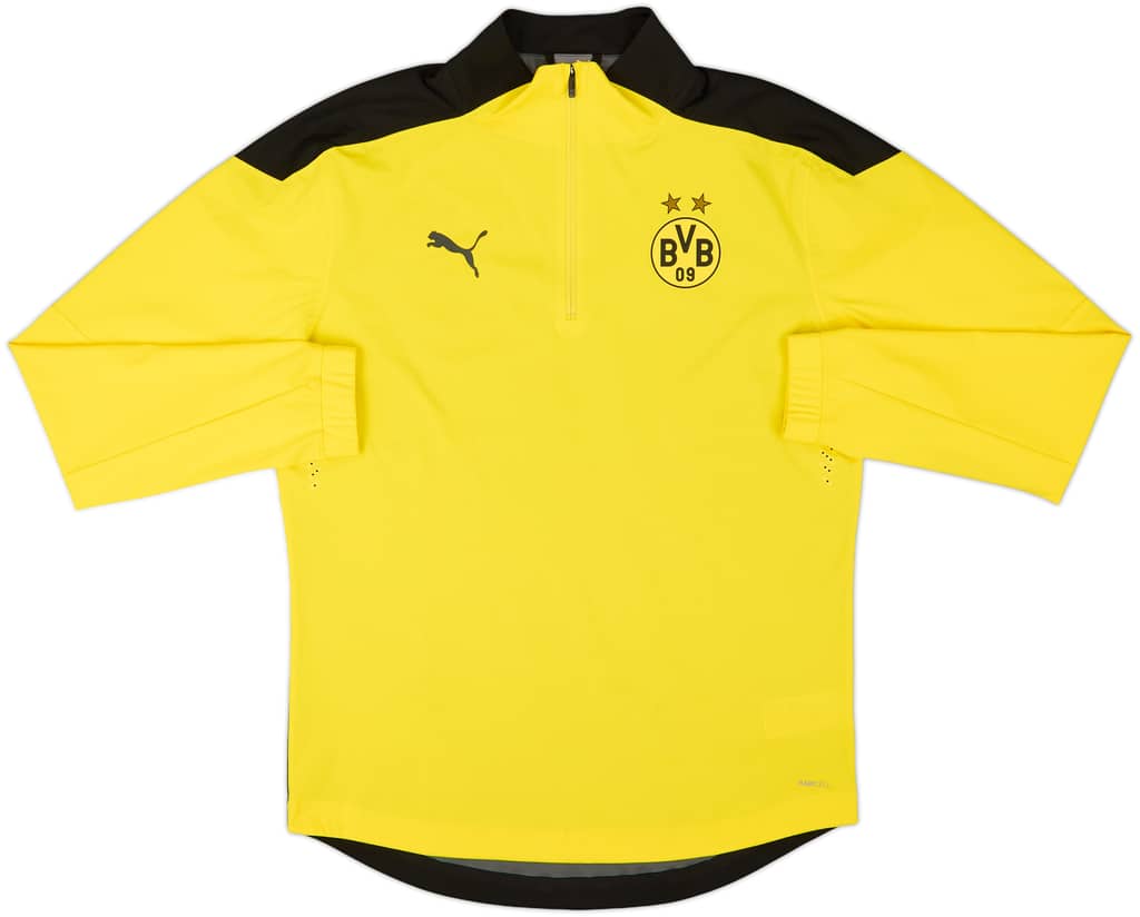 2019-20 Borussia Dortmund Puma 1/4 Zip Drill Top - 9/10 - (L)