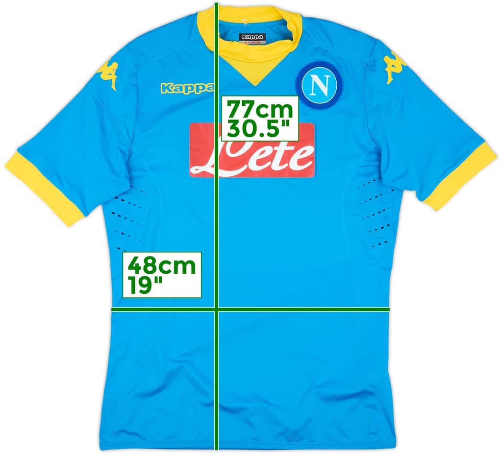 2015-16 Napoli Authentic GK S/S Shirt - 6/10 - (XL)