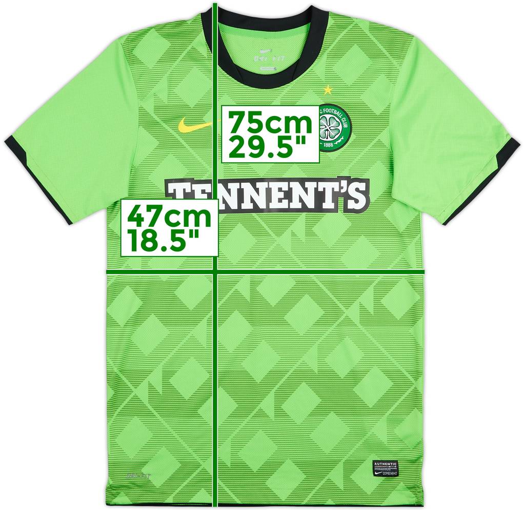 2010-11 Celtic Away Shirt - 9/10 - (S)