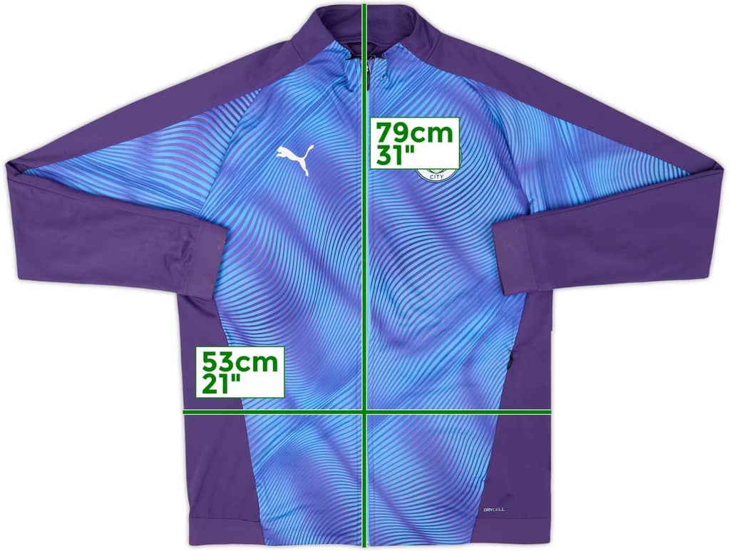 2019-20 Manchester City Puma Track Jacket - 8/10 - (L)