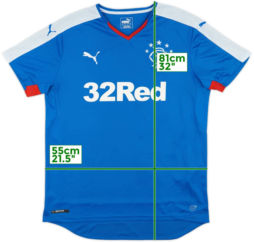 2015-16 Rangers Home Shirt - 7/10 - (L)