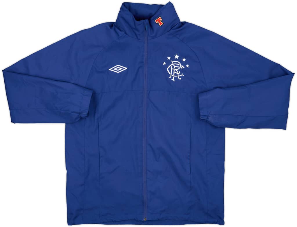 2011-12 Rangers Umbro Hooded Rain Jacket - 9/10 - (M)