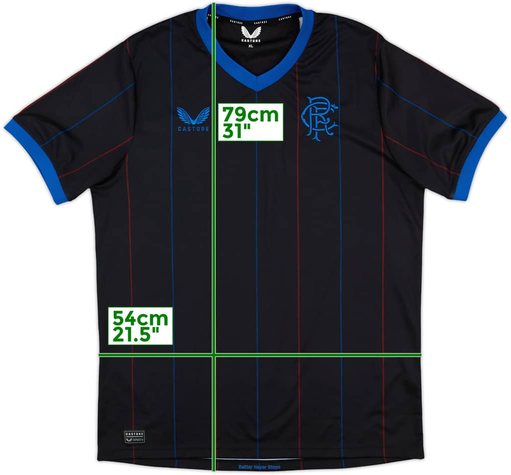 2022-23 Rangers Fourth Shirt - 10/10 - (XL)