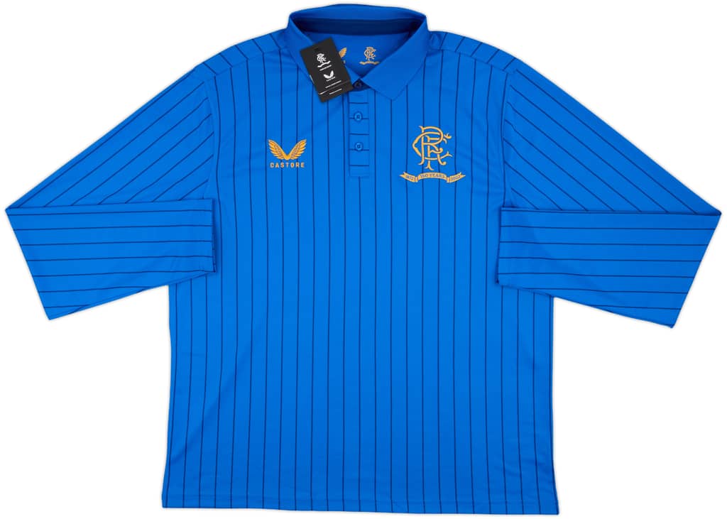 2021-22 Rangers Castore Polo L/S Shirt (3XL)