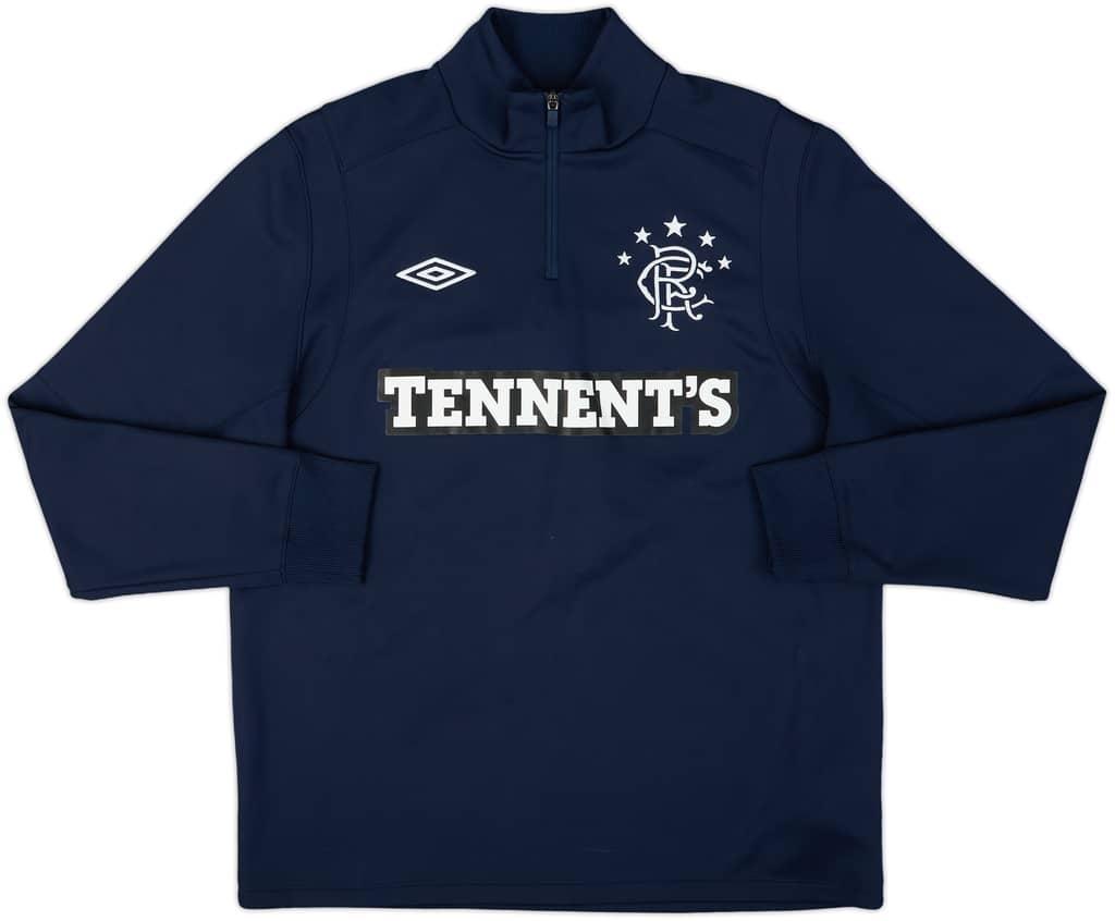 2011-12 Rangers Umbro 1/4 Zip Drill Top - 8/10 - (L)