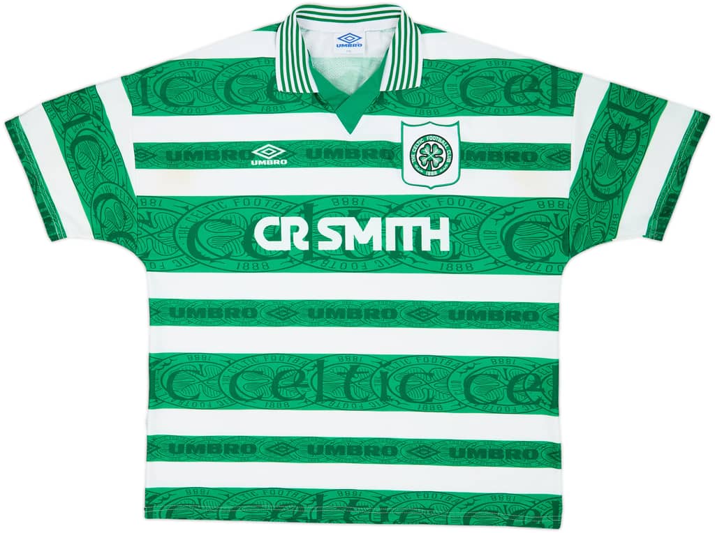 1995-97 Celtic Home Shirt - 9/10 - (XXL)