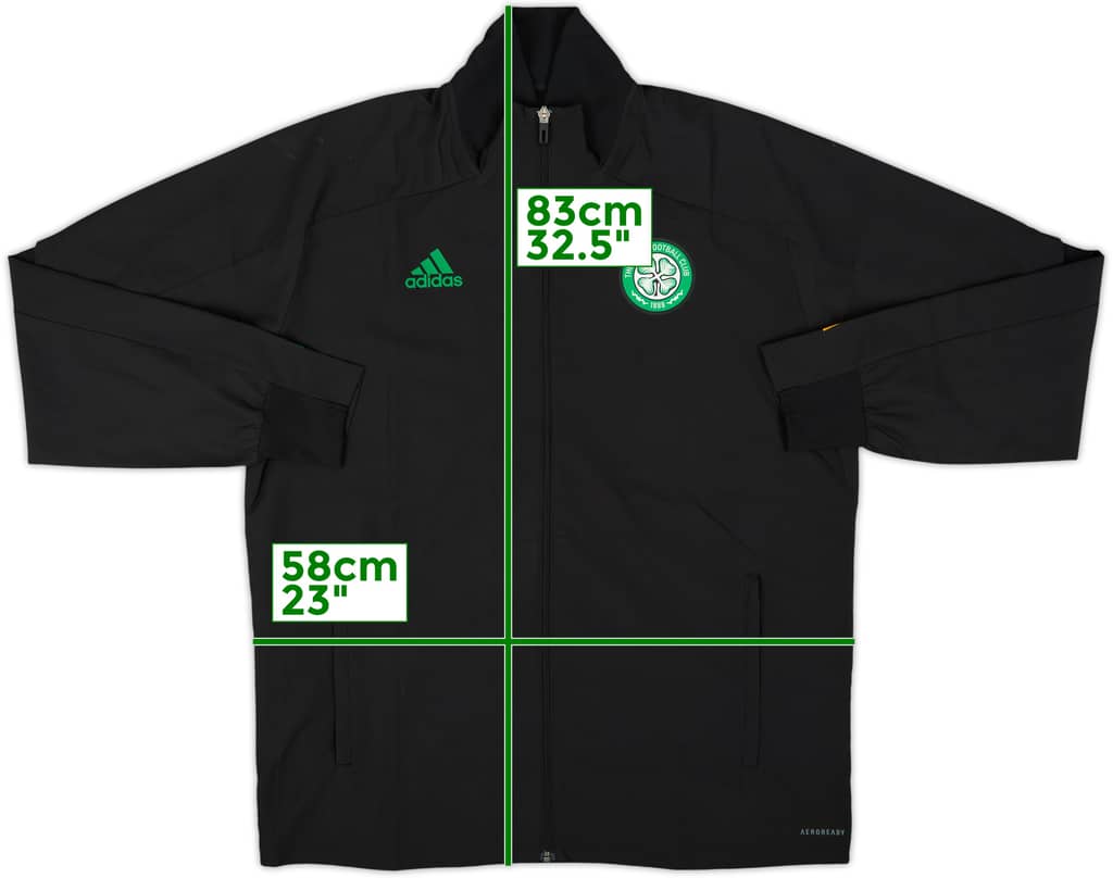 2020-21 Celtic adidas Track Jacket - 9/10 - (L)