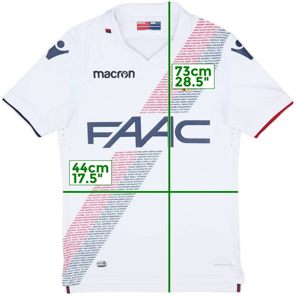 2017-18 Bologna Away Shirt - 10/10 - (M)