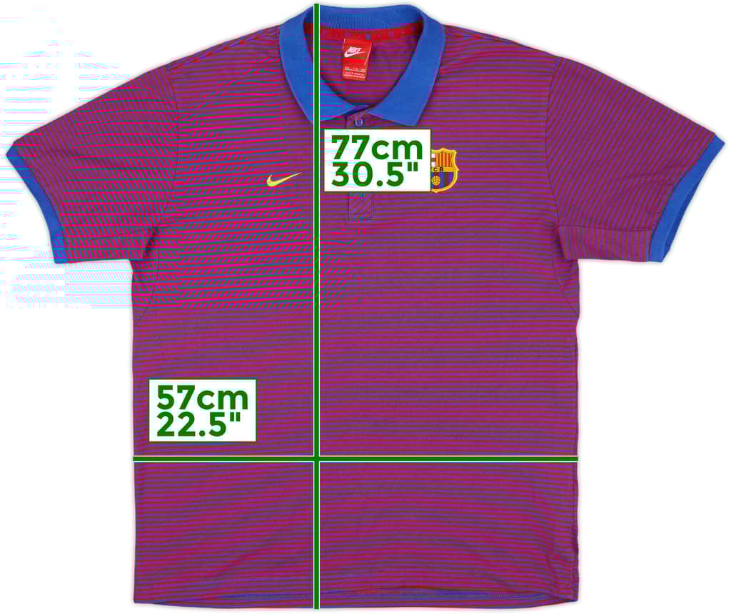 2015-16 Barcelona Nike Polo Shirt - 8/10 - (XXL)