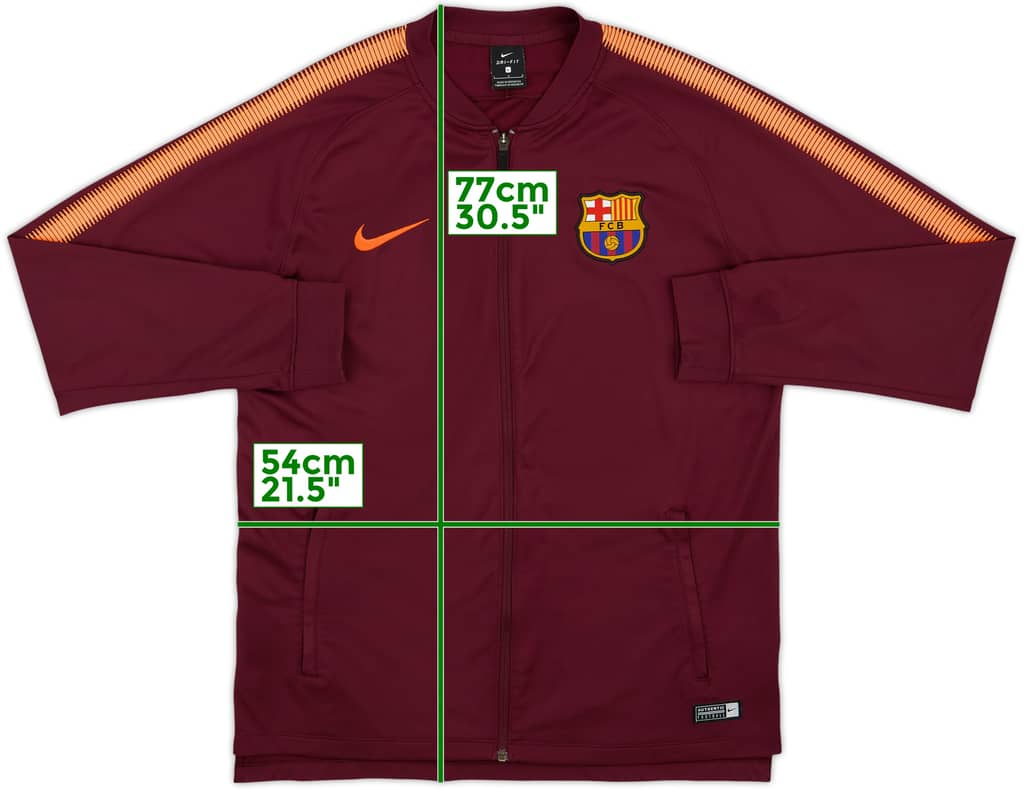 2017-18 Barcelona Nike Track Jacket - 8/10 - (L)