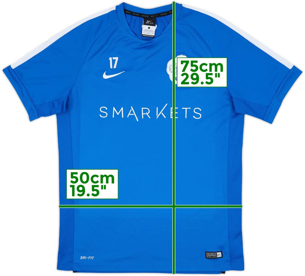 2015-16 QPR Nike Player Issue Training Shirt #17 - 5/10 - (L)