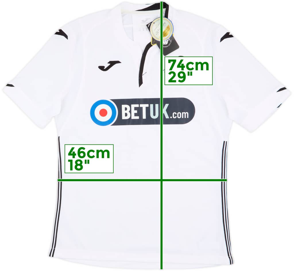 2018-19 Swansea Home Shirt (M)