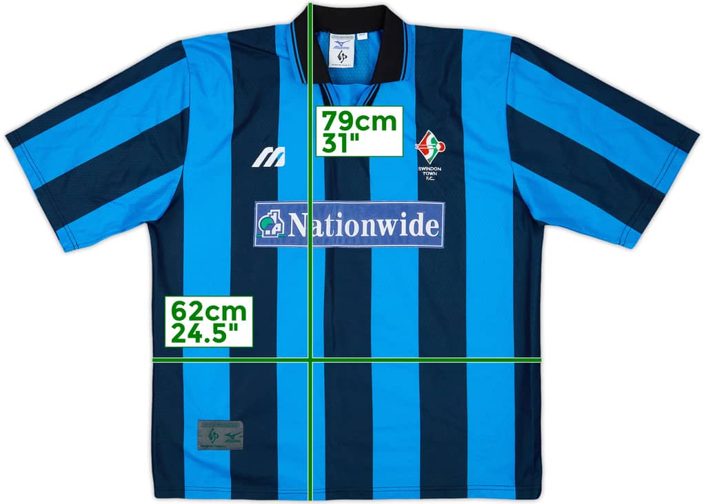 1997-99 Swindon Town Away Shirt - 8/10 - (XL)