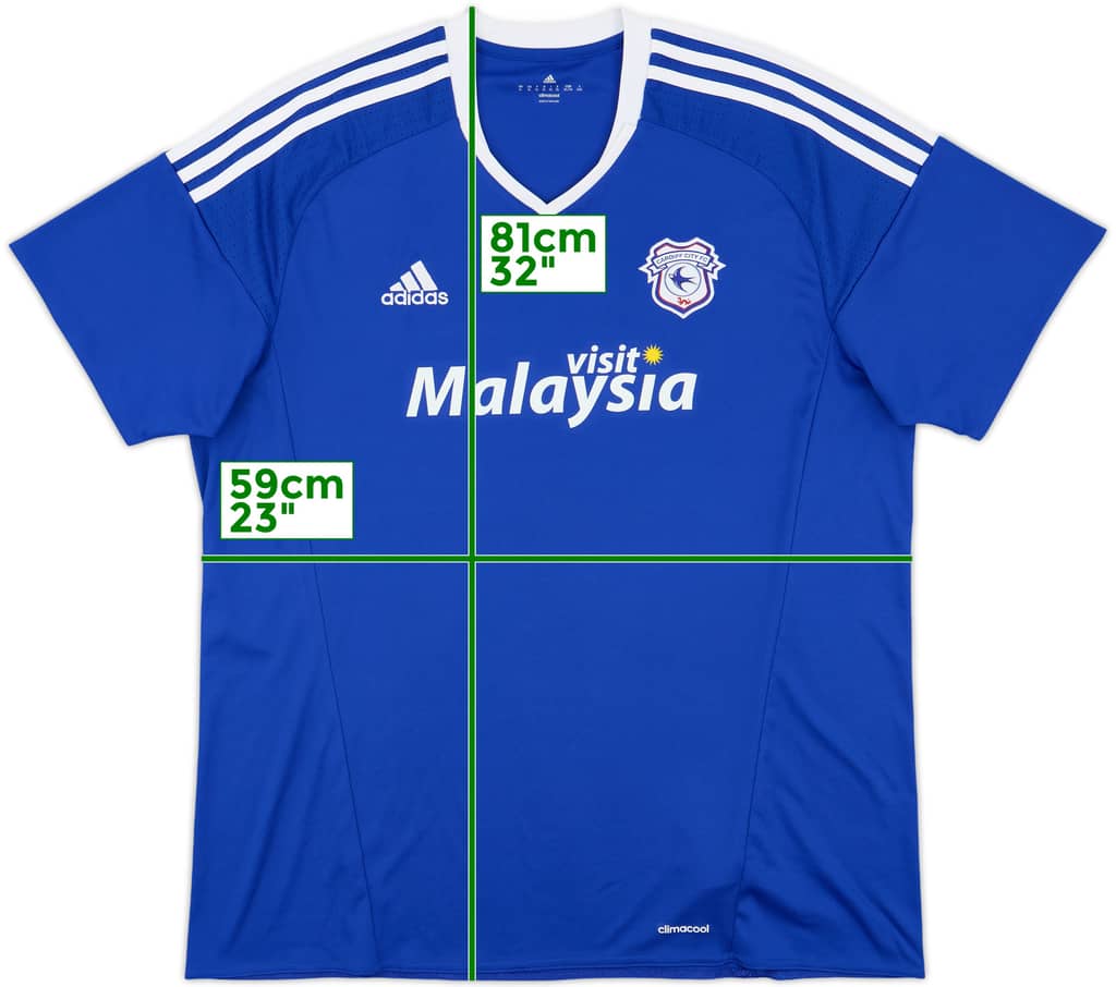 2016-17 Cardiff Home Shirt - 10/10 - (XL)