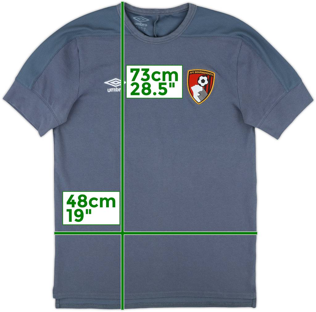 2017-18 Bournemouth Umbro Training Shirt - 8/10 - (M)
