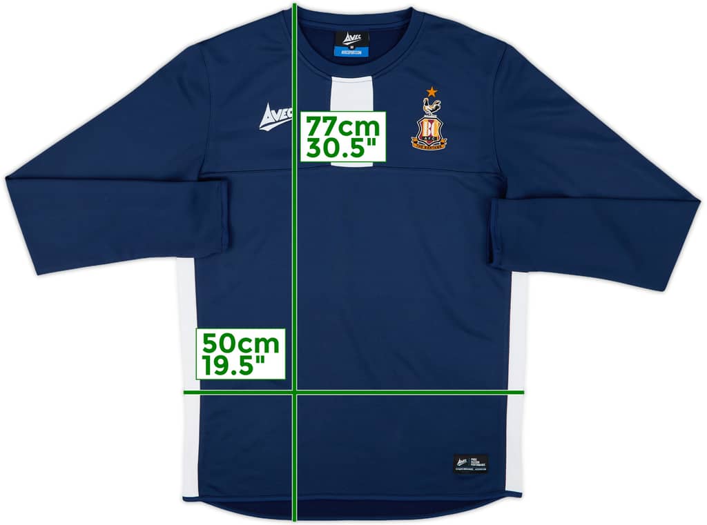 2016-17 Bradford City Avec Sweat Top - 8/10 - (M)