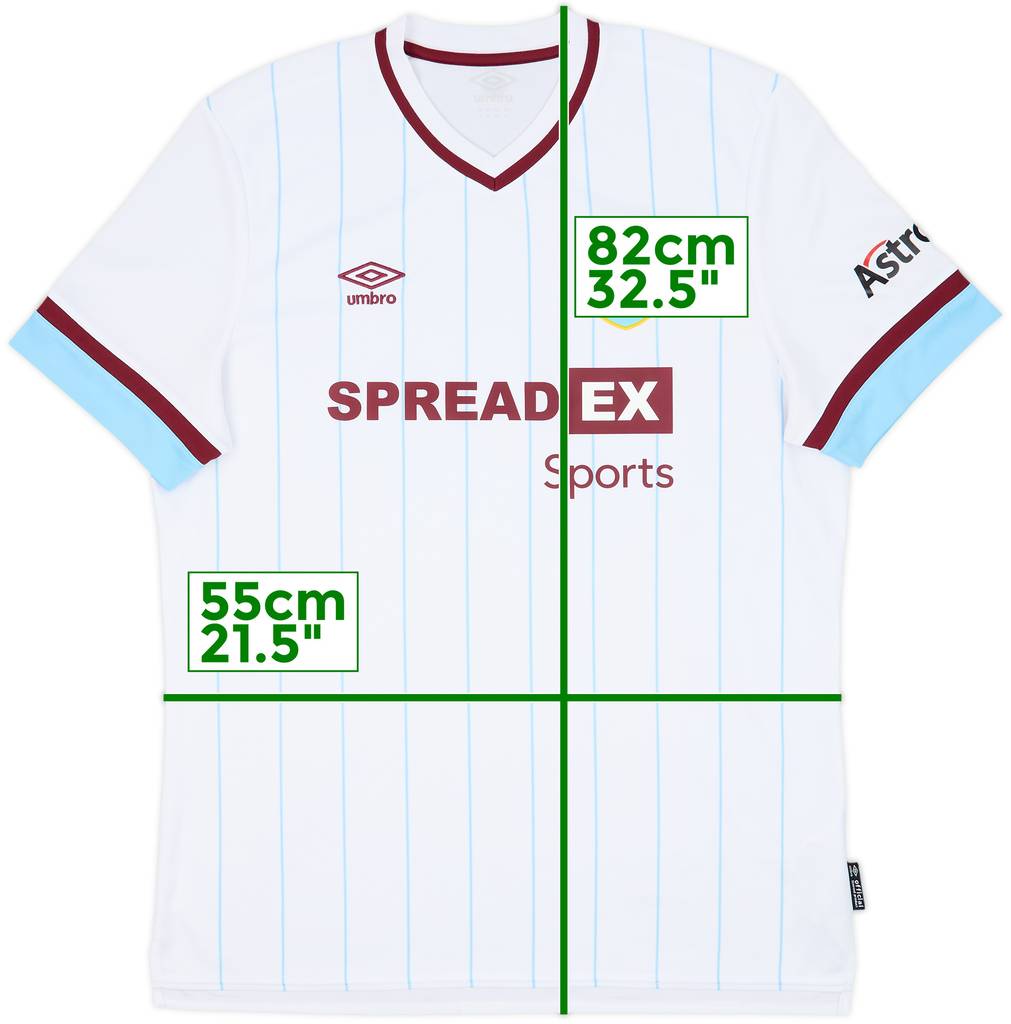 2021-22 Burnley Away Shirt - 9/10 - (XL)
