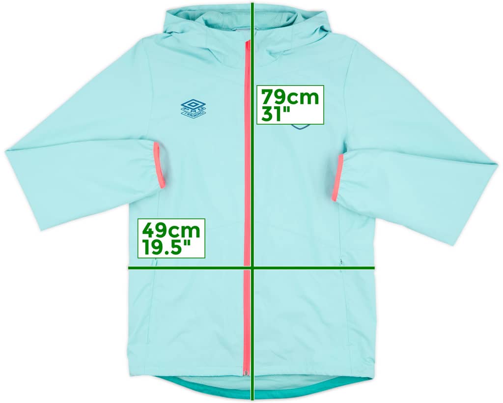 2023-24 Burnley Umbro Hooded Track Jacket - 8/10 - (S)