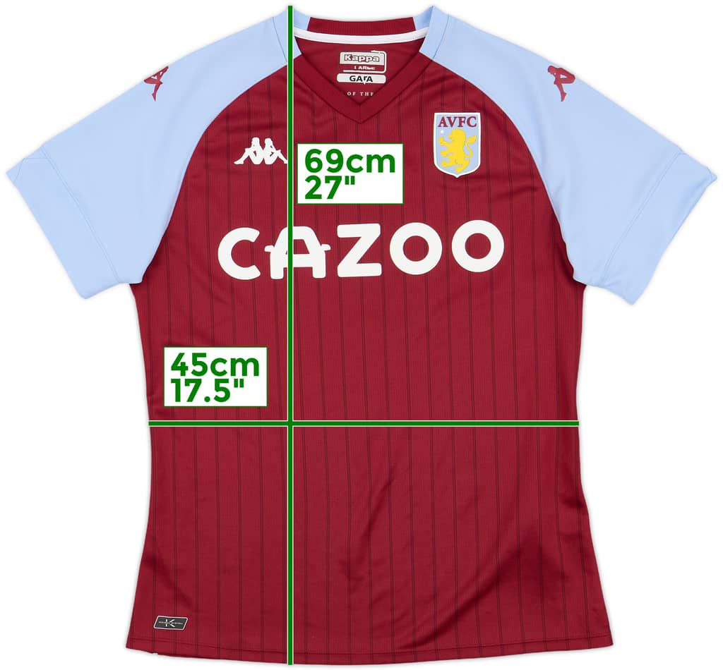 2020-21 Aston Villa Home Shirt - 10/10 - (Women's L)