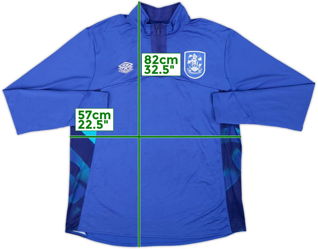 2021-22 Huddersfield Umbro 1/4 Zip Drill Top - 7/10 - (XXL)