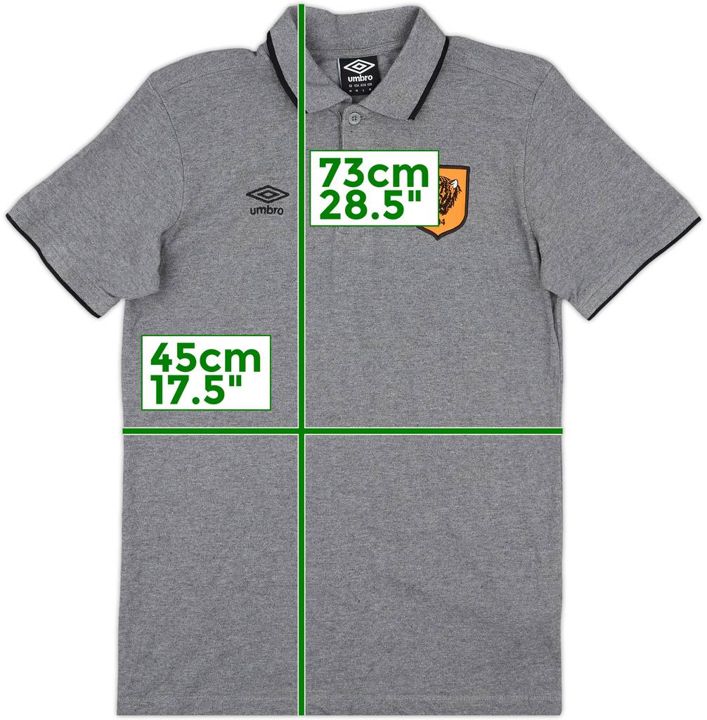 2018-19 Hull City Umbro Polo Shirt - 8/10 - (M)