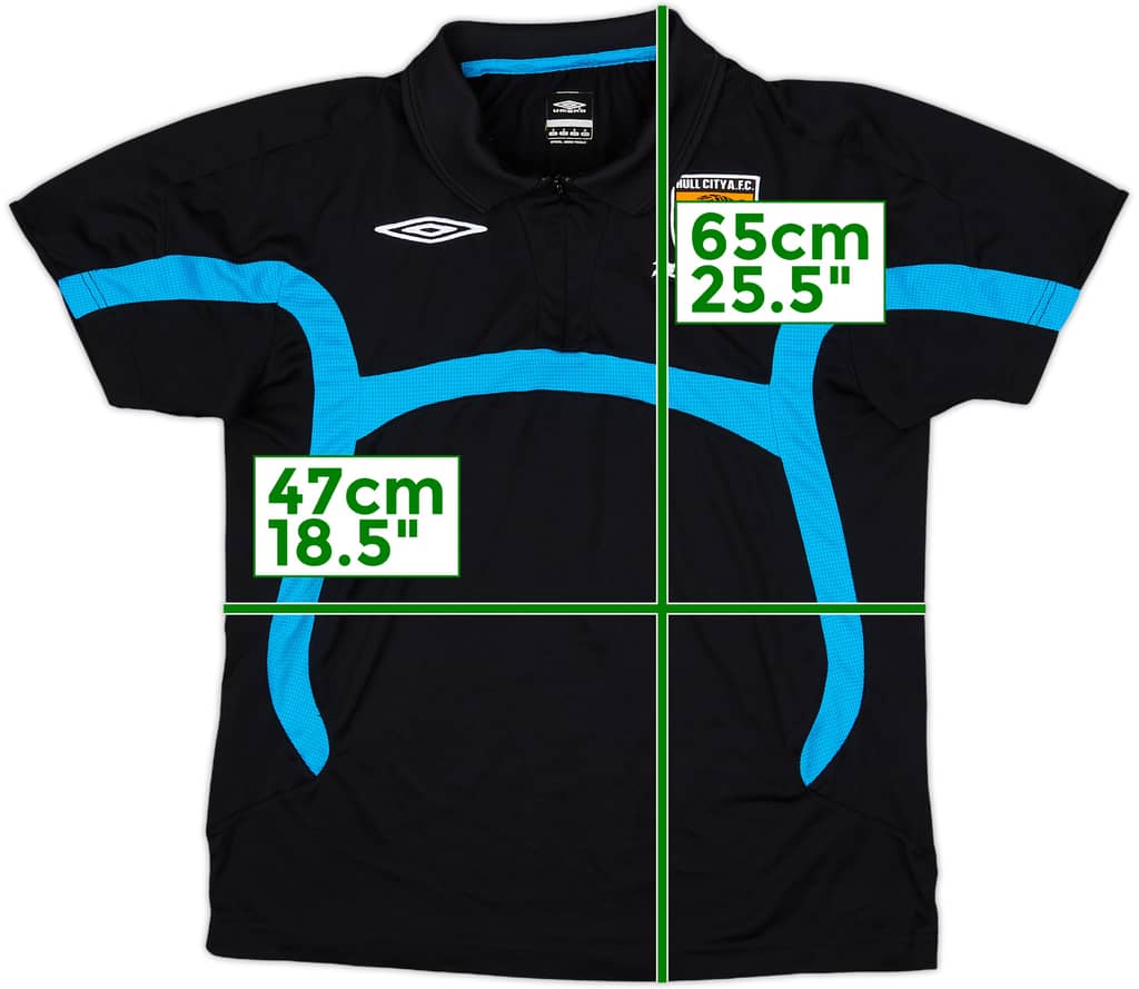 2009-10 Hull City 1/4 Zip Polo Shirt - 10/10 - (S.Boys)