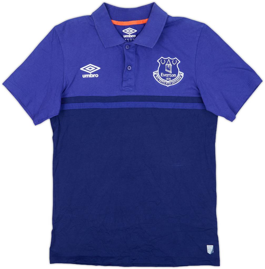 2016-17 Everton Umbro Polo Shirt - 8/10 - (S)