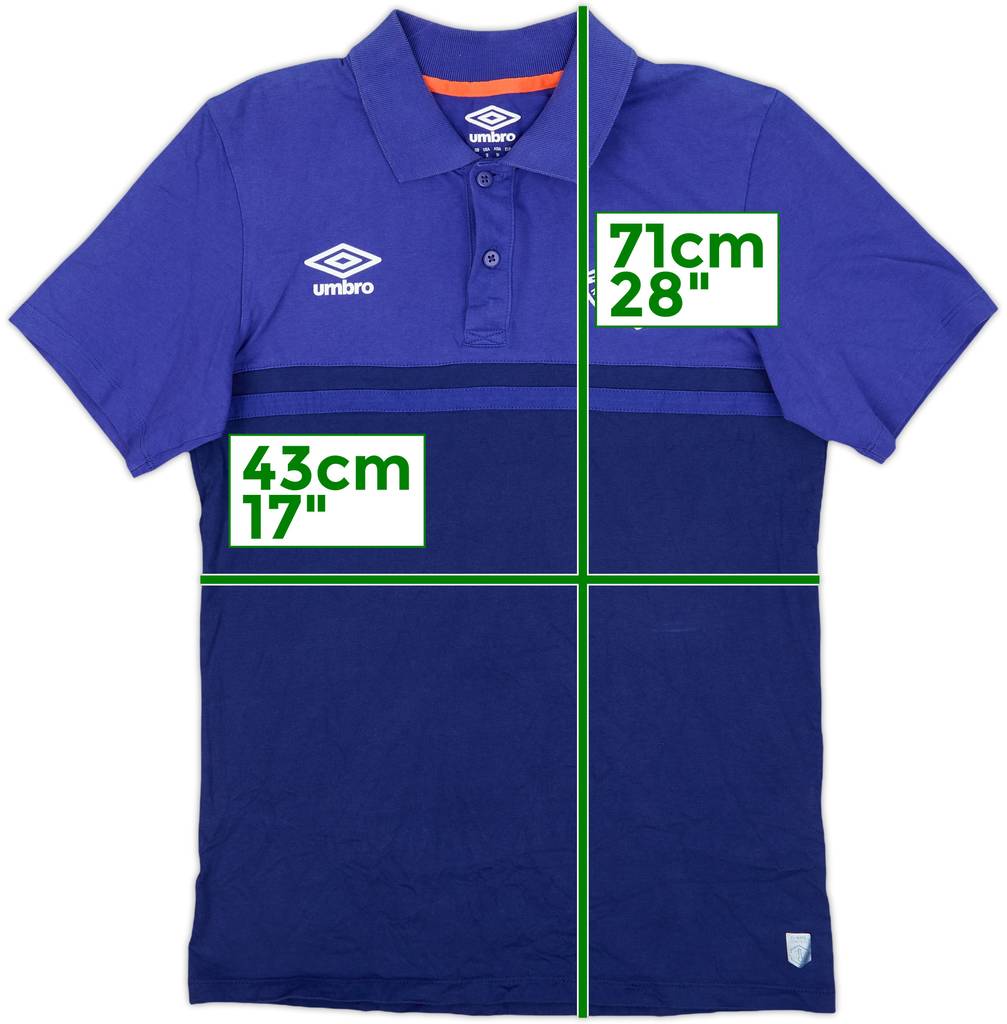 2016-17 Everton Umbro Polo Shirt - 8/10 - (S)