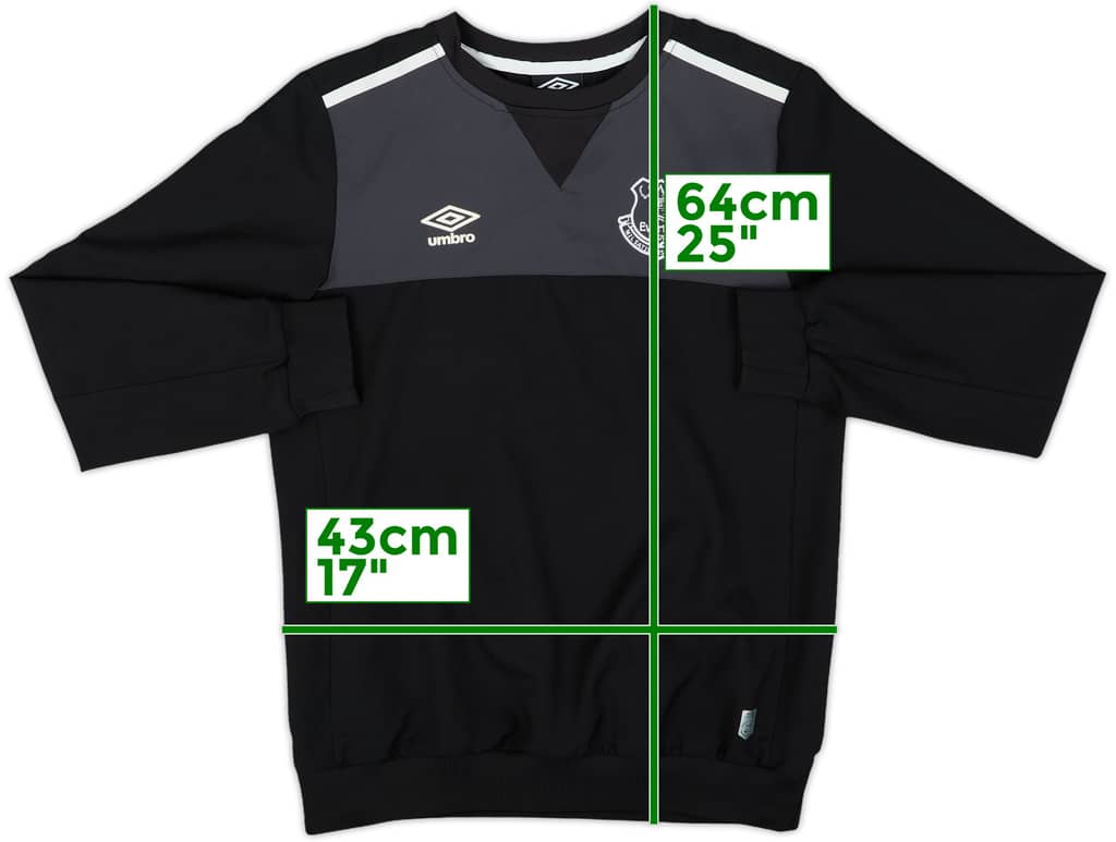 2016-17 Everton Umbro Sweat Top - 8/10 - (L.Boys)