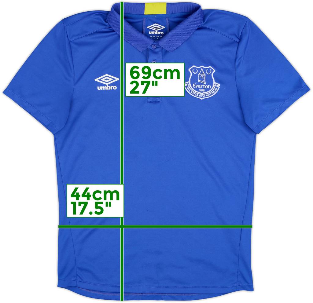 2016-17 Everton Umbro Polo Shirt - 7/10 - (S)