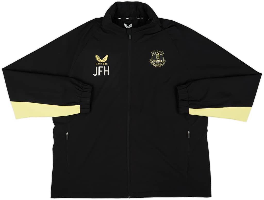 2024-25 Everton Castore Staff Issue Hooded Rain Jacket JFH - 8/10 - (XXL)