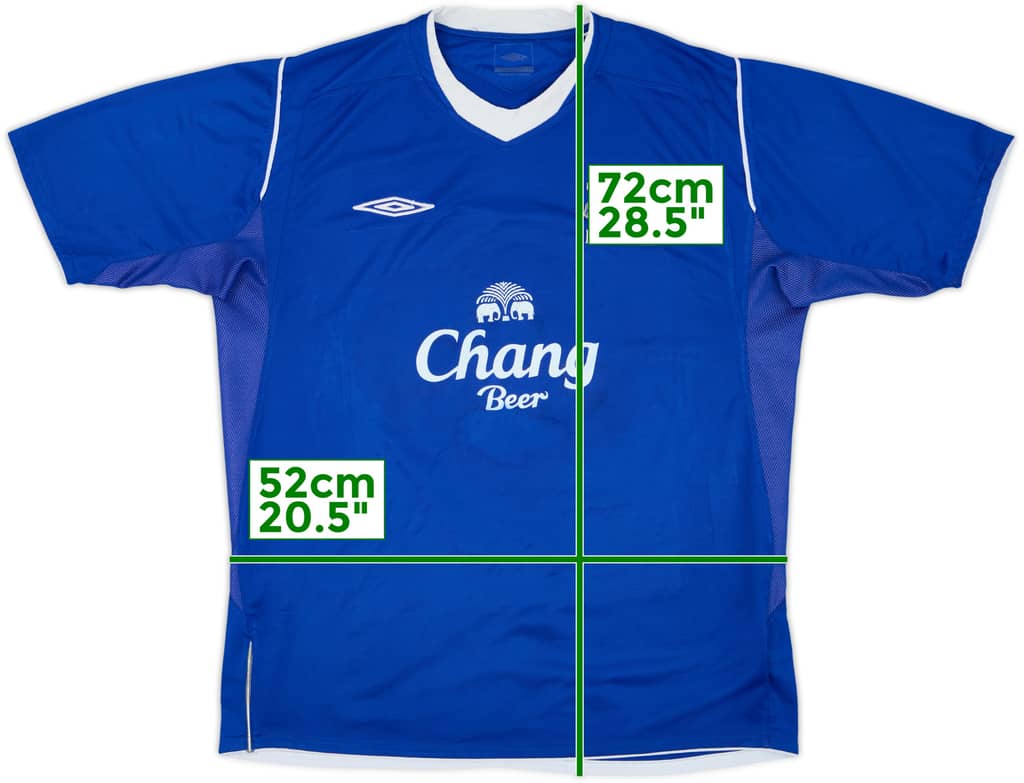 2004-05 Everton Home Shirt - 8/10 - (L)
