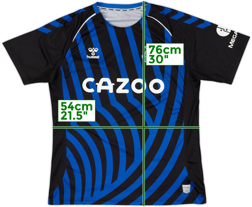 2020-21 Everton Hummel Training Shirt - 8/10 - (L)