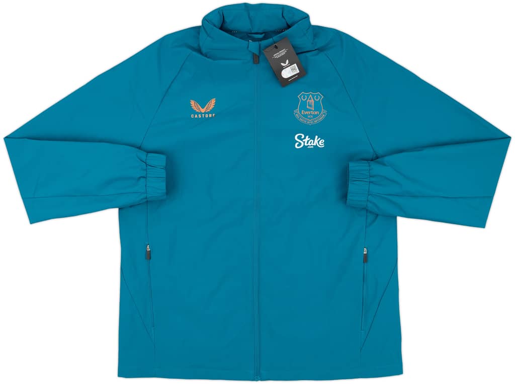 2024-25 Everton Castore Hooded Rain Jacket (L)