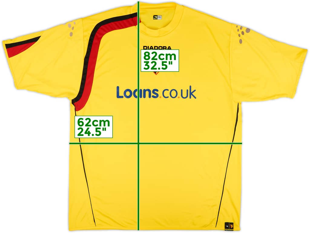 2005-06 Watford Home Shirt - 9/10 - (XL)