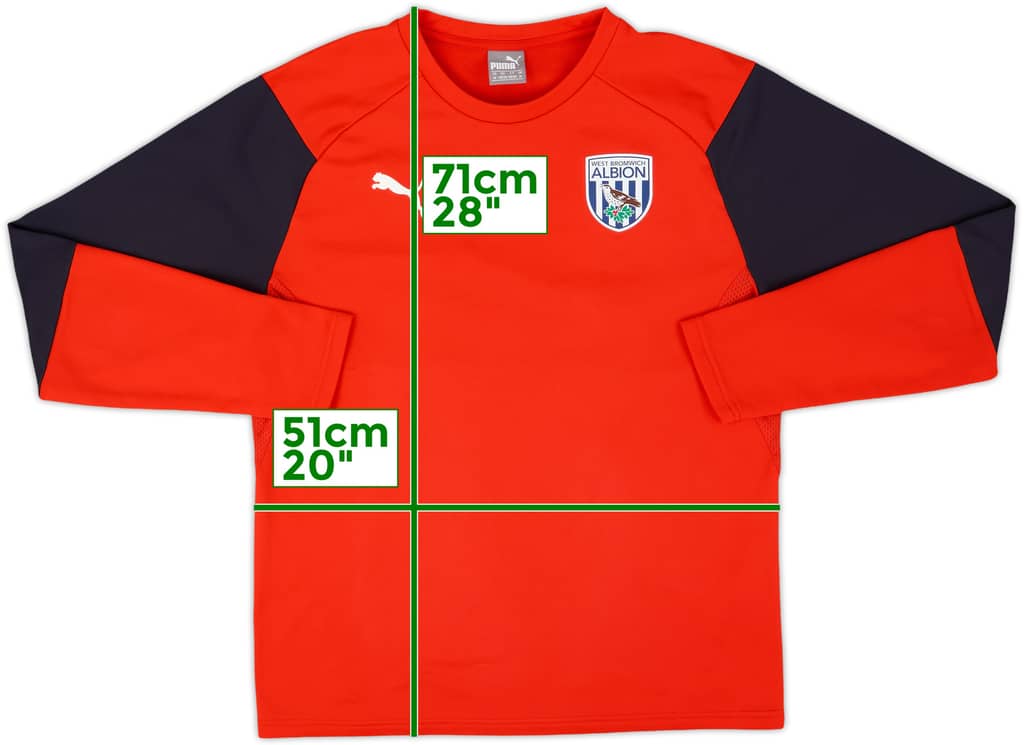 2018-19 West Brom Puma Sweat Top - 10/10 - (M)