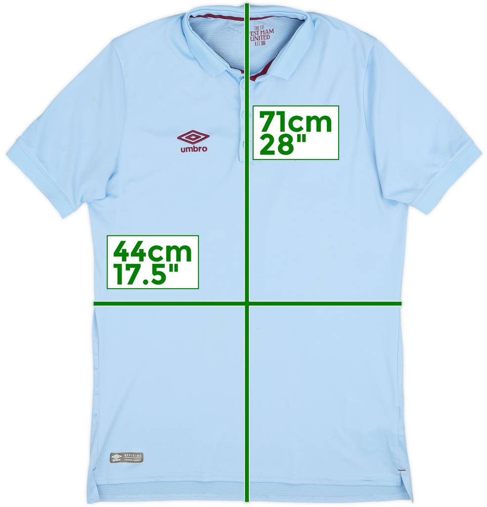 2017-18 West Ham Third Shirt - 8/10 - (L.Boys)
