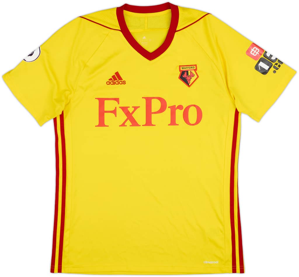 2017-18 Watford Home Shirt - 8/10 - (M)