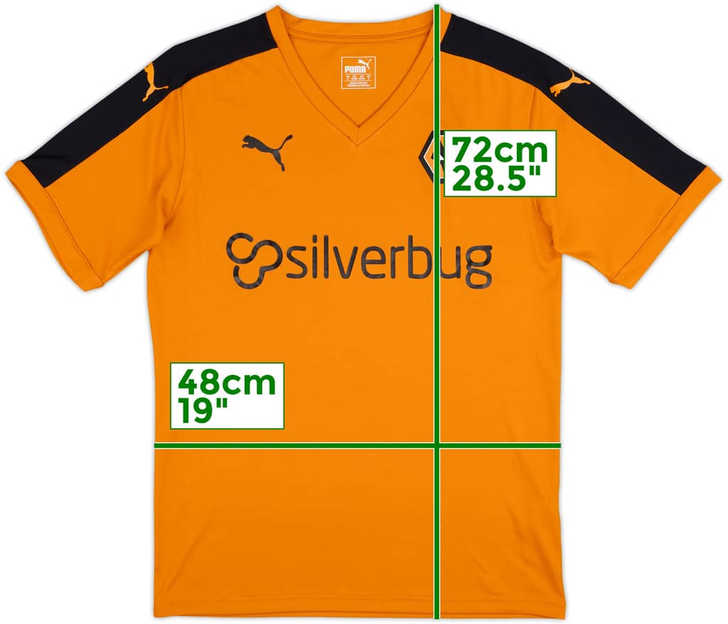 2015-16 Wolves Home Shirt - 9/10 - (S)