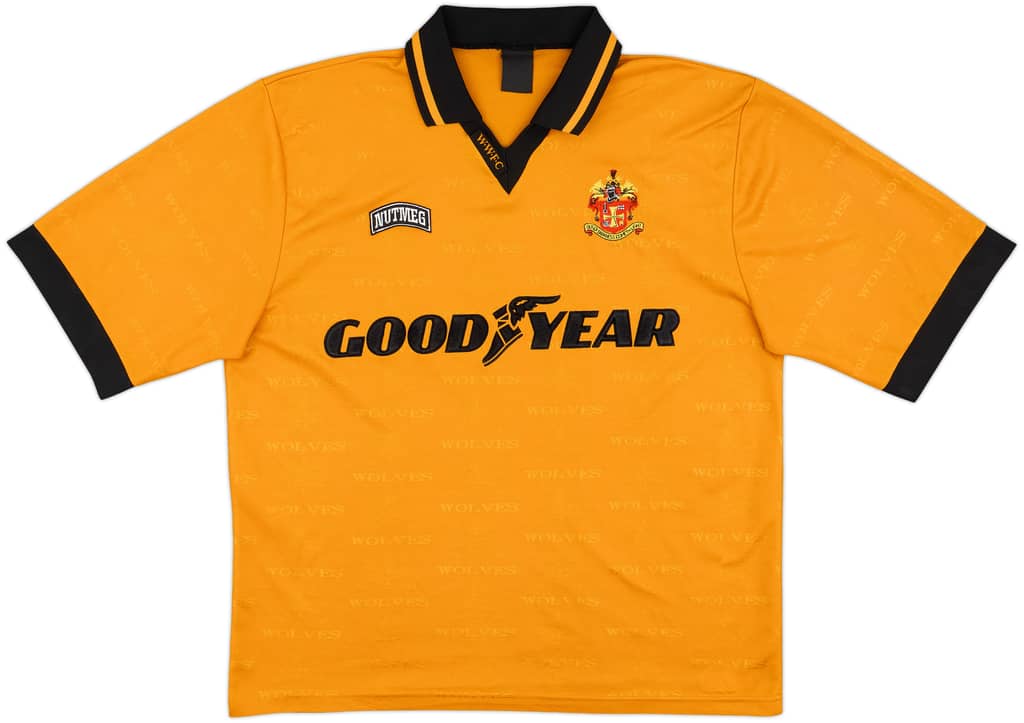 1995-96 Wolves Home Shirt - 7/10 - (XL)