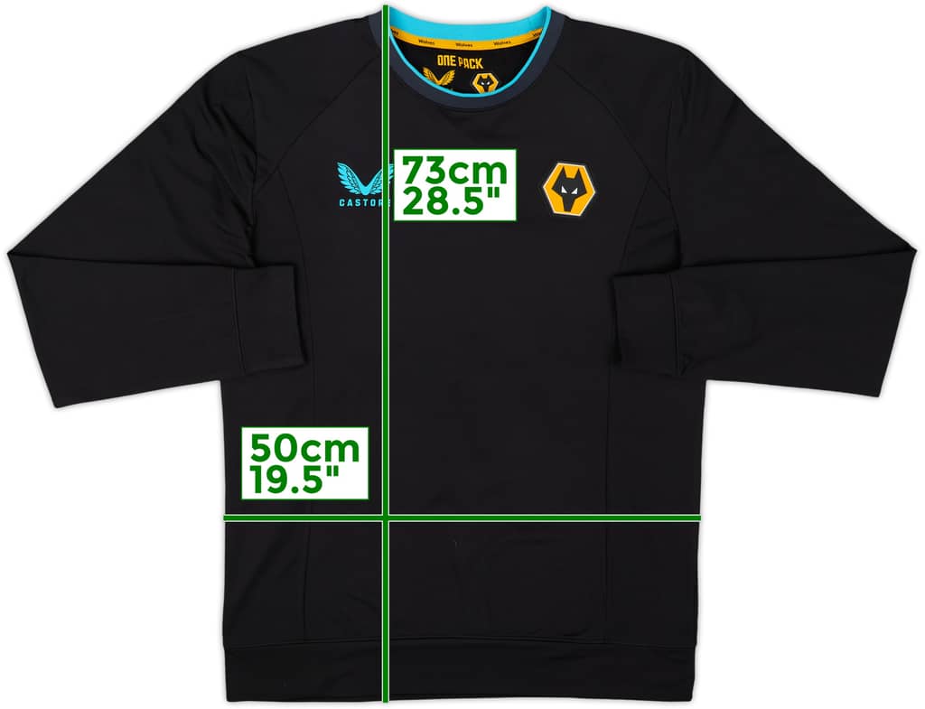 2021-22 Wolves Castore Sweat Top - 10/10 - (M)