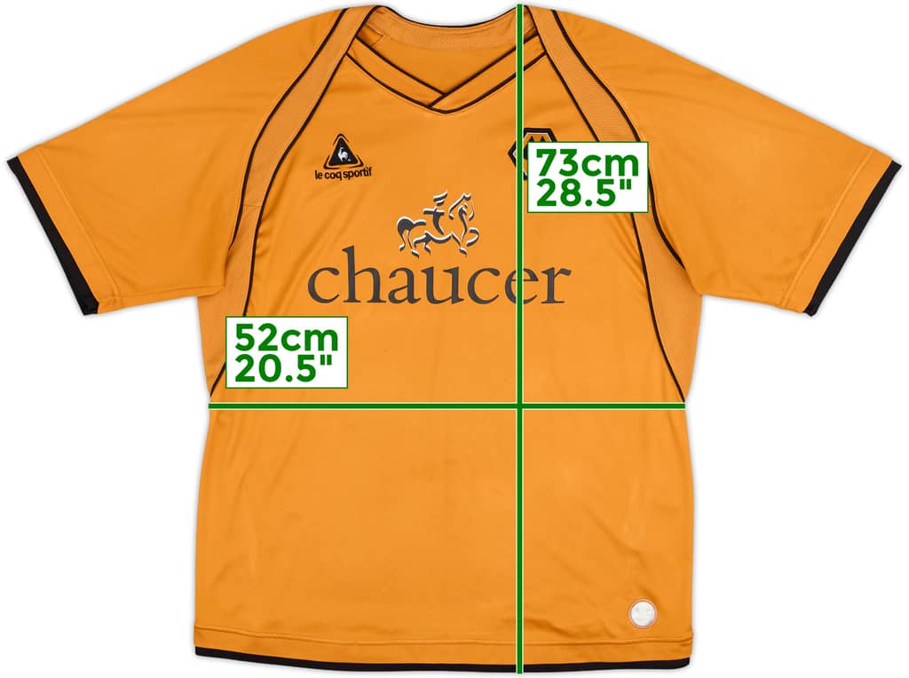 2006-08 Wolves Home Shirt - 8/10 - (L)
