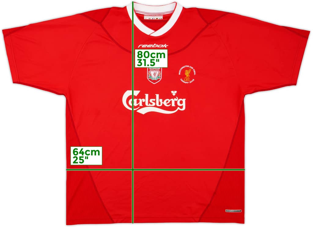 2002-04 Liverpool 'Worthington Cup Final' Home Shirt - 9/10 - (XL)